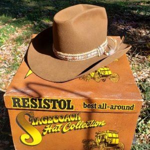 Resistol Stagecoach Men's Cowboy Hat Size 7 3/8